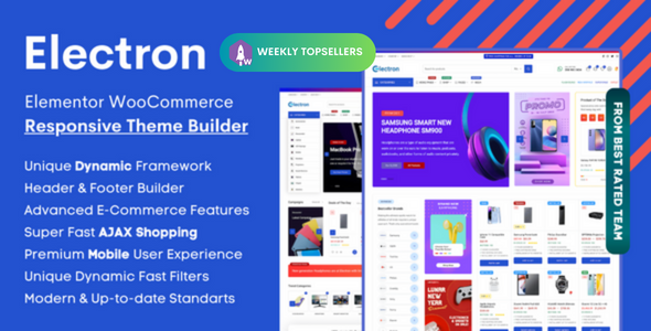 Electron - Elementor Electronics Store WooCommerce Theme - WooCommerce eCommerce