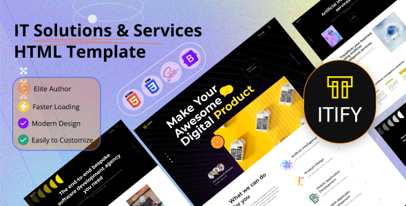 Itify - IT Solutions & Services React Next JS Template - Business Corporate