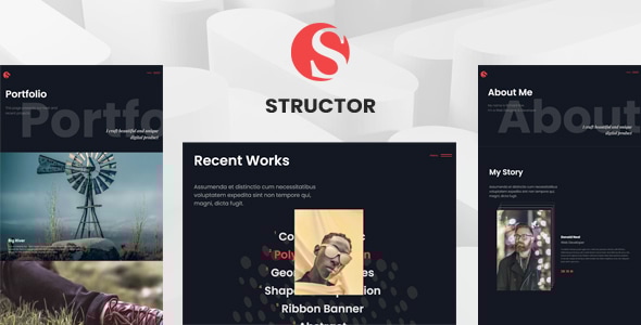 Structor - Creative Portfolio WordPress Theme - Creative WordPress