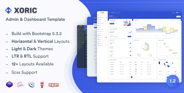 Xoric - Admin & Dashboard Template - Admin Templates Site Templates