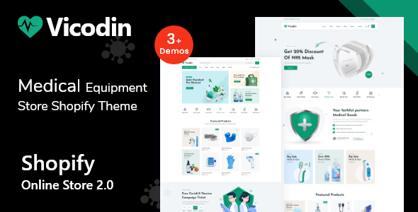 Vicodin - Health & Medical Equipment Store eCommerce Shopify Theme OS 2.0