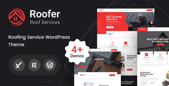 Roofer - Roofing Services WordPress Theme + RTL - Business Corporate