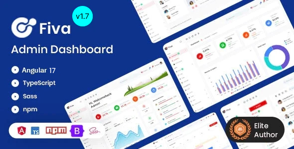 Fiva - Angular 17 + HTML Admin Dashboard Template - Admin Templates Site Templates