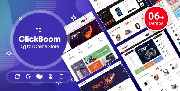 ClickBoom - Digital Store WooCommerce WordPress Theme (6+ Homepage Designs) - WooCommerce eCommerce