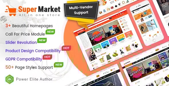 SuperMarket - Multi-purpose Responsive OpenCart 3 Theme (3+ Mobile Layouts Ready) - OpenCart eCommerce