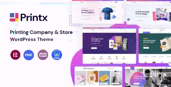 Printx - Printing Services WordPress Theme - WooCommerce eCommerce