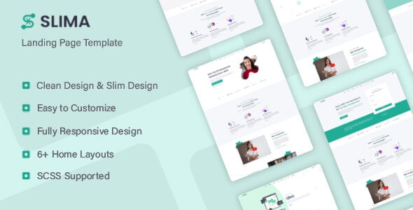 Slima - Creative Responsive HTML Template - Technology Site Templates