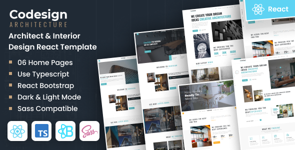 CoDesign - Architect & Interior Design React Template - Site Templates