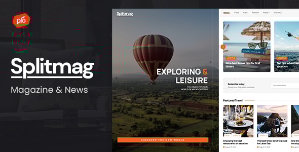 Splitmag - Divided Magazine WordPress Theme - Personal Blog / Magazine