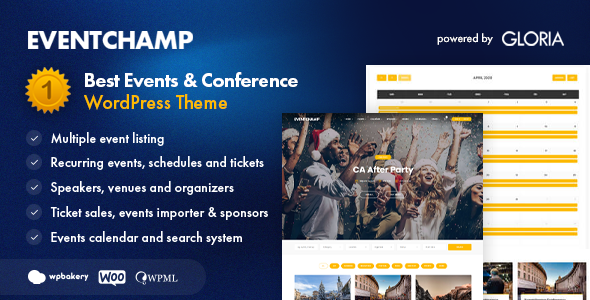 Event Champ | WordPress Theme - Events Entertainment