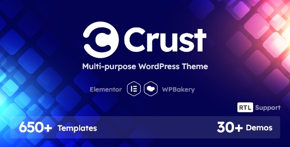 Crust - Multipurpose WordPress Theme - Corporate WordPress