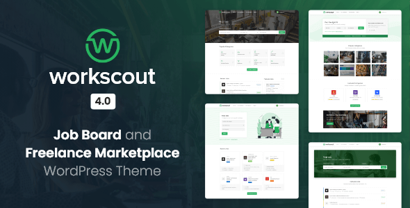 WorkScout - Job Board & Freelance Marketplace WordPress Theme - Directory & Listings Corporate