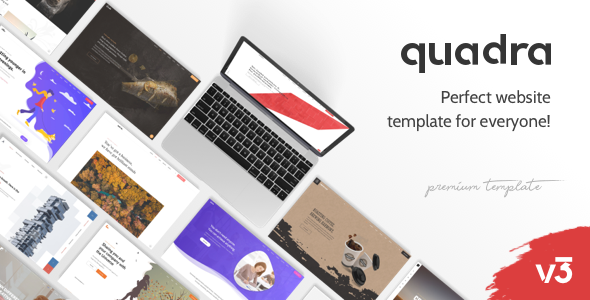 Quadra | Multi-Purpose Website Template - Corporate Site Templates