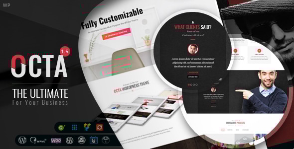 OCTA - Multipurpose WordPress Theme - Corporate WordPress