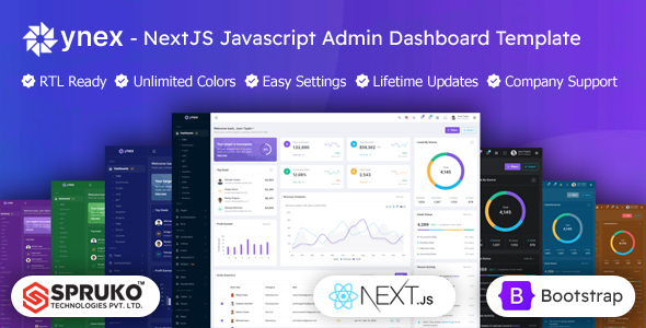 Ynex - Bootstrap Nextjs Admin Dashboard Template - Admin Templates Site Templates