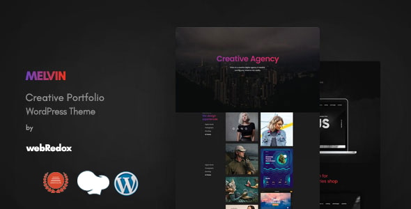 Melvin - Portfolio WordPress Theme - Portfolio Creative