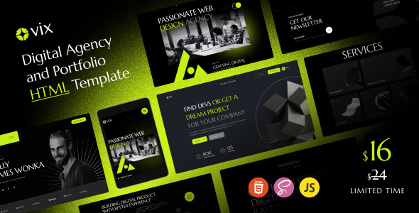 Ovix - Digital Agency & Creative Portfolio Template - Portfolio Creative