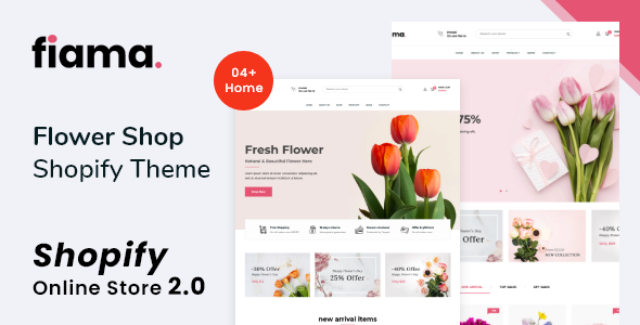 Fiama - Flower Shop Florist Shopify Theme OS 2.0 - Shopping Shopify