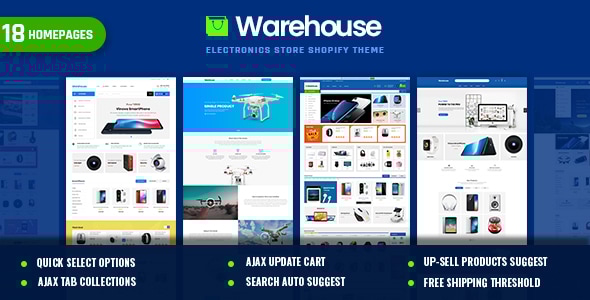 Warehouse | Electronics & Multi-Purpose Shopify Theme - Technology Shopify