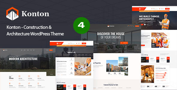 Konton - Construction & Architecture WordPress Theme - Business Corporate