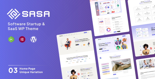 SaSa - Startup WordPress Theme - Technology WordPress