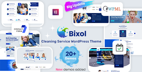 Bixol - Cleaning Services WordPress - Business Corporate