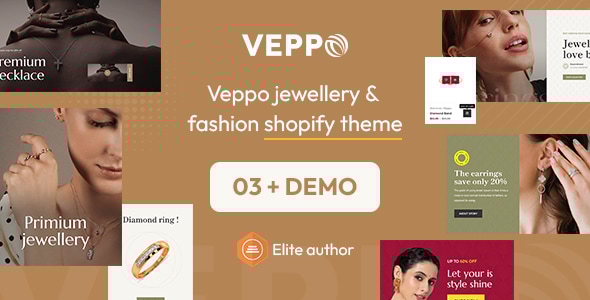 Veppo - The Jewelry & Fashion eCommerce Shopify Theme - Fashion Shopify