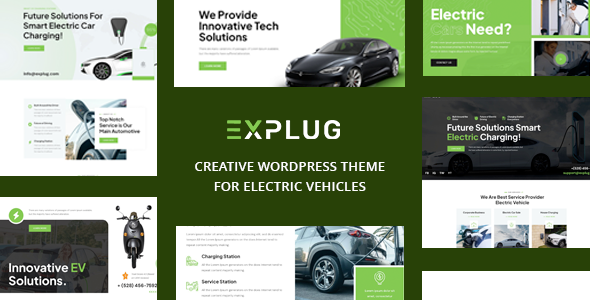Explug - EV WordPress Theme - Business Corporate