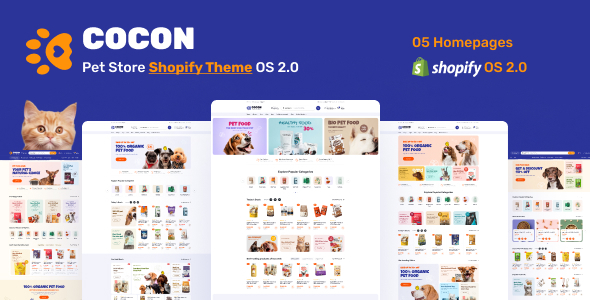 Cocon - Pet Store Shopify Theme OS 2.0 - Shopify eCommerce