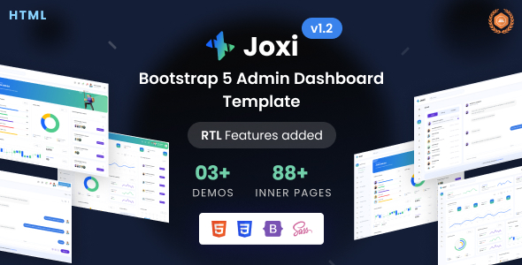 Joxi - Bootstrap 5 Admin Dashboard Template - Admin Templates Site Templates