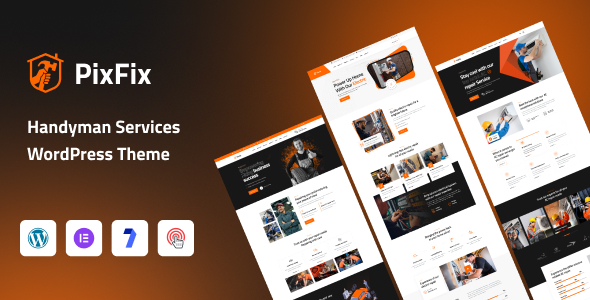 PixFix - Handyman Services WordPress Theme - Business Corporate
