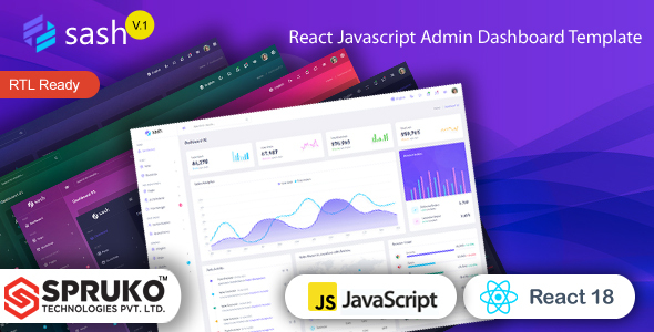 Sash – ReactJs Admin & Dashboard Template - Admin Templates Site Templates