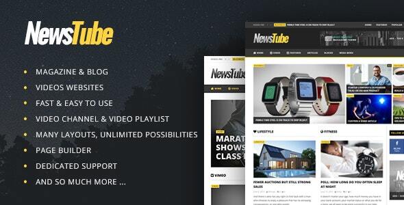 NewsTube - Magazine Blog & Video - News / Editorial Blog / Magazine