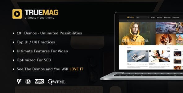 True Mag - WordPress Theme for Video and Magazine - Blog / Magazine WordPress