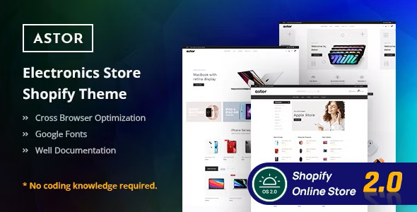 Astor - Electronics Store Shopify 2.0 Theme - Technology Shopify