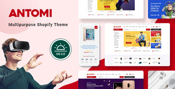 Antomi - Multipurpose Shopify Theme - Shopping Shopify