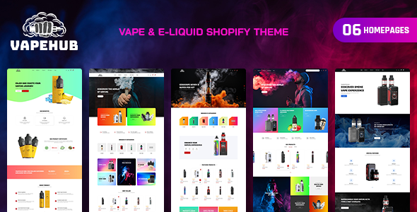 VapeHub - Vape & E-Liquid Shopify Theme - Shopping Shopify