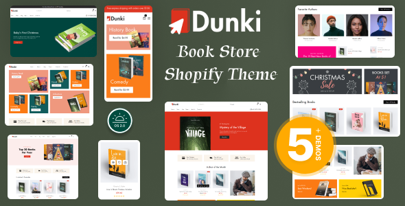 Dunki - Modern Book Store Shopify OS 2.0 Theme - Shopping Shopify
