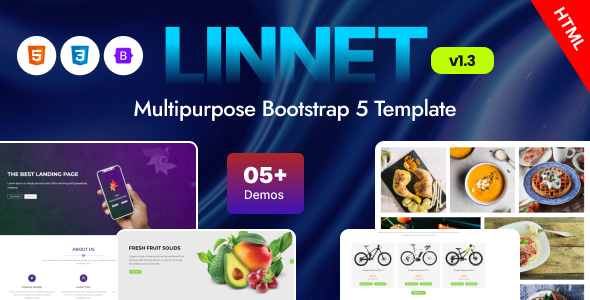 Linnet - Multipurpose Business Bootstrap 5 Template - Corporate Site Templates