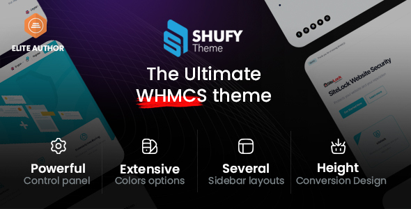 ShufyTheme - The Ultimate WHMCS Theme - Hosting Technology