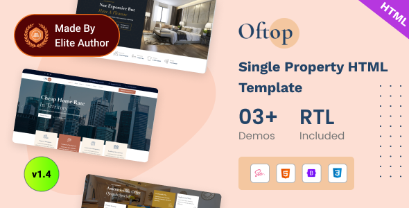Oftop - Single Property Bootstrap 5 Template - Business Corporate