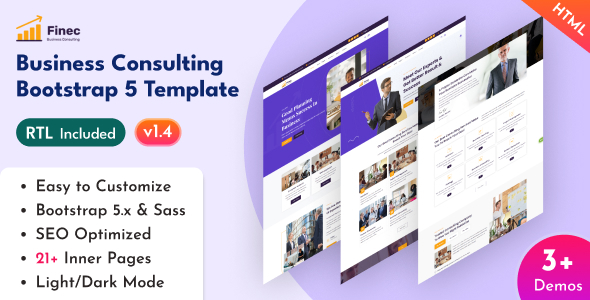 Finec - Business Consulting Bootstrap 5 Template - Business Corporate