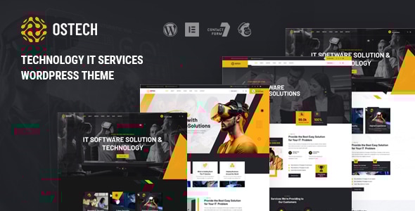 Ostech - Technology IT Services WordPress Theme - Technology WordPress