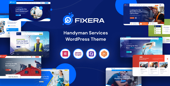 Fixera - Handyman Services WordPress Theme - Business Corporate