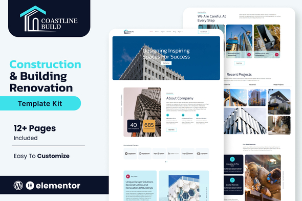 Coastline Build – Construction & Building Renovation Template Kit by ...