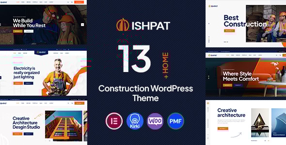 Ishpat - Construction WordPress Theme - Business Corporate
