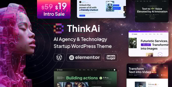 Think AI - AI Startup & Technology WordPress Theme - Software Technology