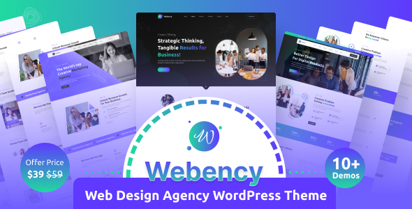 Webency – Web Design Agency WordPress Theme - Business Corporate