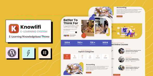 Knowlifi - E-Learning & AI Knowledgebase Theme - Education WordPress