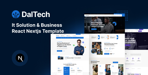 Daltech - IT Solution and Technology React Nextjs Template - Technology Site Templates